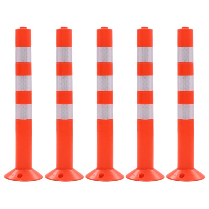 vidaXL Verkehrspoller 5 Stk. Kunststoff 75 cm vidaXL Verkehrspoller 5 Stk. Kunststoff 75 cm