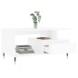 vidaXL Couchtisch Hochglanz-Weiß 90x49x45 cm Holzwerkstoff vidaXL Couchtisch Hochglanz-Weiß 90x49x45 cm Holzwerkstoff