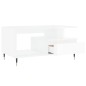 vidaXL Couchtisch Hochglanz-Weiß 90x49x45 cm Holzwerkstoff vidaXL Couchtisch Hochglanz-Weiß 90x49x45 cm Holzwerkstoff