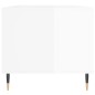 vidaXL Couchtisch Hochglanz-Weiß 90x49x45 cm Holzwerkstoff vidaXL Couchtisch Hochglanz-Weiß 90x49x45 cm Holzwerkstoff