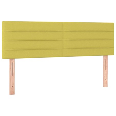 Kopfteile 2 Stk. Grün 72x5x78/88 cm Stoff