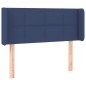 vidaXL LED Kopfteil Blau 93x16x78/88 cm Stoff vidaXL LED Kopfteil Blau 93x16x78/88 cm Stoff