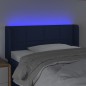 vidaXL LED Kopfteil Blau 93x16x78/88 cm Stoff vidaXL LED Kopfteil Blau 93x16x78/88 cm Stoff