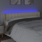 vidaXL LED Kopfteil Creme 183x16x78/88 cm Kunstleder vidaXL LED Kopfteil Creme 183x16x78/88 cm Kunstleder