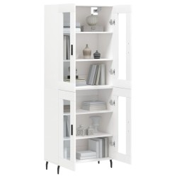 vidaXL Highboard Weiß 69,5x34x180 cm Holzwerkstoff