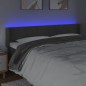vidaXL LED Kopfteil Dunkelgrau 163x16x78/88 cm Samt vidaXL LED Kopfteil Dunkelgrau 163x16x78/88 cm Samt