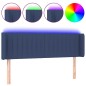 vidaXL LED Kopfteil Blau 147x16x78/88 cm Stoff vidaXL LED Kopfteil Blau 147x16x78/88 cm Stoff
