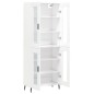 vidaXL Highboard Weiß 69,5x34x180 cm Holzwerkstoff vidaXL Highboard Weiß 69,5x34x180 cm Holzwerkstoff