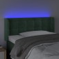 vidaXL LED Kopfteil Dunkelgrün 93x16x78/88 cm Samt vidaXL LED Kopfteil Dunkelgrün 93x16x78/88 cm Samt