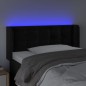 vidaXL LED Kopfteil Schwarz 103x16x78/88 cm Samt vidaXL LED Kopfteil Schwarz 103x16x78/88 cm Samt