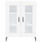 vidaXL Highboard Weiß 69,5x34x180 cm Holzwerkstoff vidaXL Highboard Weiß 69,5x34x180 cm Holzwerkstoff