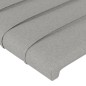 vidaXL Bettgestell mit Kopfteil Hellgrau 120x200 cm Stoff vidaXL Bettgestell mit Kopfteil Hellgrau 120x200 cm Stoff