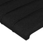 vidaXL Bettgestell mit Kopfteil Schwarz 80x200 cm Stoff vidaXL Bettgestell mit Kopfteil Schwarz 80x200 cm Stoff