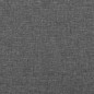 vidaXL Bettgestell mit Kopfteil Dunkelgrau 140x190 cm Stoff vidaXL Bettgestell mit Kopfteil Dunkelgrau 140x190 cm Stoff