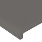 vidaXL Bettgestell mit Kopfteil Grau 200x200 cm Kunstleder vidaXL Bettgestell mit Kopfteil Grau 200x200 cm Kunstleder