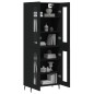 vidaXL Highboard Schwarz 69,5x34x180 cm Holzwerkstoff vidaXL Highboard Schwarz 69,5x34x180 cm Holzwerkstoff