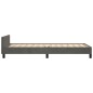 vidaXL Bettgestell mit Kopfteil Dunkelgrau 100x200 cm Samt vidaXL Bettgestell mit Kopfteil Dunkelgrau 100x200 cm Samt