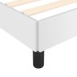 vidaXL Bettgestell mit Kopfteil Weiß 140x200 cm Kunstleder vidaXL Bettgestell mit Kopfteil Weiß 140x200 cm Kunstleder