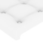 vidaXL Bettgestell mit Kopfteil Weiß 140x200 cm Kunstleder vidaXL Bettgestell mit Kopfteil Weiß 140x200 cm Kunstleder