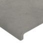 vidaXL Bettgestell mit Kopfteil Hellgrau 180x200 cm Samt vidaXL Bettgestell mit Kopfteil Hellgrau 180x200 cm Samt