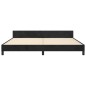 vidaXL Bettgestell mit Kopfteil Schwarz 200x200 cm Samt vidaXL Bettgestell mit Kopfteil Schwarz 200x200 cm Samt