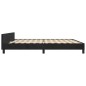 vidaXL Bettgestell mit Kopfteil Schwarz 200x200 cm Samt vidaXL Bettgestell mit Kopfteil Schwarz 200x200 cm Samt