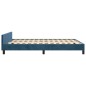 vidaXL Bettgestell mit Kopfteil Dunkelblau 140x200 cm Samt vidaXL Bettgestell mit Kopfteil Dunkelblau 140x200 cm Samt