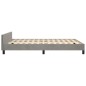 vidaXL Bettgestell mit Kopfteil Hellgrau 140x190 cm Samt vidaXL Bettgestell mit Kopfteil Hellgrau 140x190 cm Samt