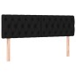 vidaXL Boxspringbett mit Matratze Schwarz 140x200 cm Stoff vidaXL Boxspringbett mit Matratze Schwarz 140x200 cm Stoff