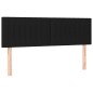 vidaXL Boxspringbett mit Matratze Schwarz 140x200 cm Stoff vidaXL Boxspringbett mit Matratze Schwarz 140x200 cm Stoff