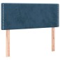 vidaXL Boxspringbett mit Matratze Dunkelblau 80x200 cm Samt vidaXL Boxspringbett mit Matratze Dunkelblau 80x200 cm Samt