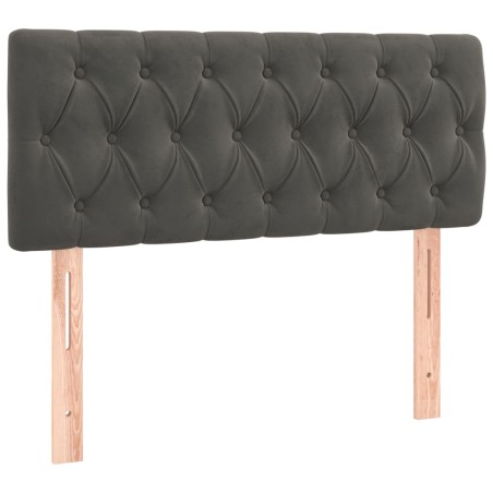 vidaXL Kopfteil Dunkelgrau 90x7x78/88 cm Samt
