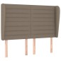 vidaXL Boxspringbett mit Matratze Taupe 140x200 cm Stoff vidaXL Boxspringbett mit Matratze Taupe 140x200 cm Stoff