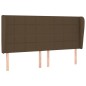 vidaXL Boxspringbett mit Matratze Dunkelbraun 180x200 cm Stoff vidaXL Boxspringbett mit Matratze Dunkelbraun 180x200 cm Stoff