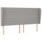 vidaXL Boxspringbett mit Matratze Hellgrau 180x200 cm Stoff vidaXL Boxspringbett mit Matratze Hellgrau 180x200 cm Stoff