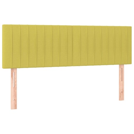 Kopfteile 2 Stk. Grün 72x5x78/88 cm Stoff