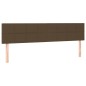 vidaXL Boxspringbett mit Matratze Dunkelbraun 180x200 cm Stoff vidaXL Boxspringbett mit Matratze Dunkelbraun 180x200 cm Stoff