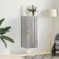 vidaXL Wandschrank Grau Sonoma 34,5x34x90 cm Holzwerkstoff vidaXL Wandschrank Grau Sonoma 34,5x34x90 cm Holzwerkstoff