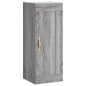 vidaXL Wandschrank Grau Sonoma 34,5x34x90 cm Holzwerkstoff vidaXL Wandschrank Grau Sonoma 34,5x34x90 cm Holzwerkstoff