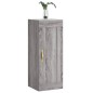 vidaXL Wandschrank Grau Sonoma 34,5x34x90 cm Holzwerkstoff vidaXL Wandschrank Grau Sonoma 34,5x34x90 cm Holzwerkstoff