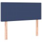 vidaXL Boxspringbett mit Matratze & LED Blau 120x200 cm Stoff vidaXL Boxspringbett mit Matratze & LED Blau 120x200 cm Stoff