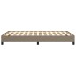 Bettgestell Taupe 120x200 cm Stoff Bettgestell Taupe 120x200 cm Stoff