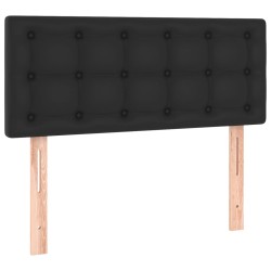 Kopfteil Schwarz 90x5x78/88 cm Kunstleder