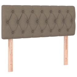 vidaXL Kopfteil Taupe 90x7x78/88 cm Stoff