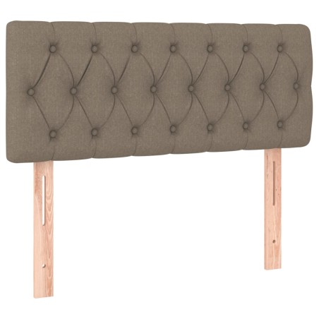 vidaXL Kopfteil Taupe 90x7x78/88 cm Stoff