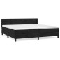vidaXL Boxspringbett mit Matratze Schwarz 200x200 cm Samt vidaXL Boxspringbett mit Matratze Schwarz 200x200 cm Samt