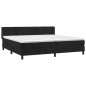 vidaXL Boxspringbett mit Matratze Schwarz 200x200 cm Samt vidaXL Boxspringbett mit Matratze Schwarz 200x200 cm Samt