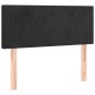 vidaXL Boxspringbett mit Matratze Schwarz 90x190 cm Samt vidaXL Boxspringbett mit Matratze Schwarz 90x190 cm Samt