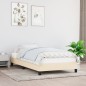 Bettgestell Creme 80x200 cm Stoff Bettgestell Creme 80x200 cm Stoff