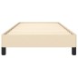 Bettgestell Creme 80x200 cm Stoff Bettgestell Creme 80x200 cm Stoff